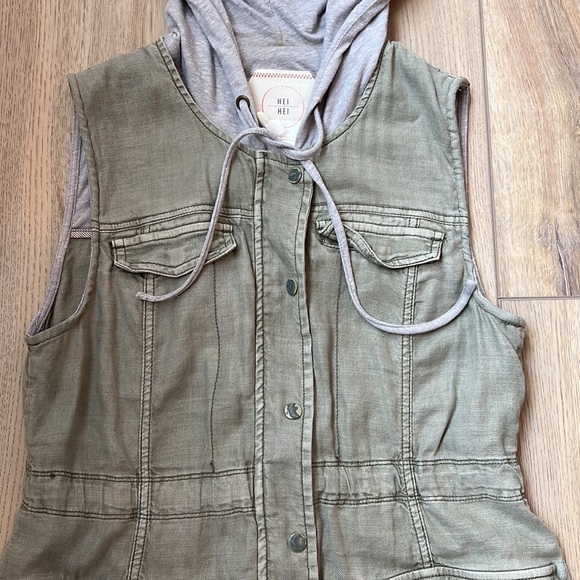 Anthropologie Hei Hei Green Vest - Picture 3 of 12